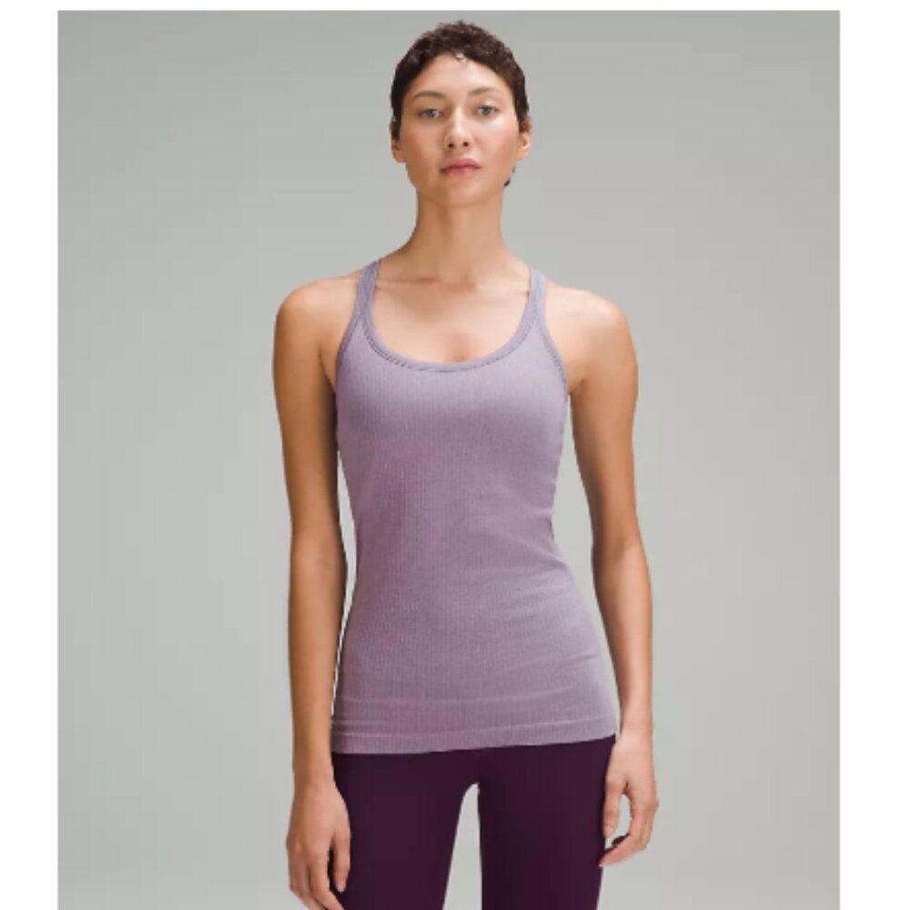 Lululemon Ebb to Street Ribbed tank- light support B/C cup